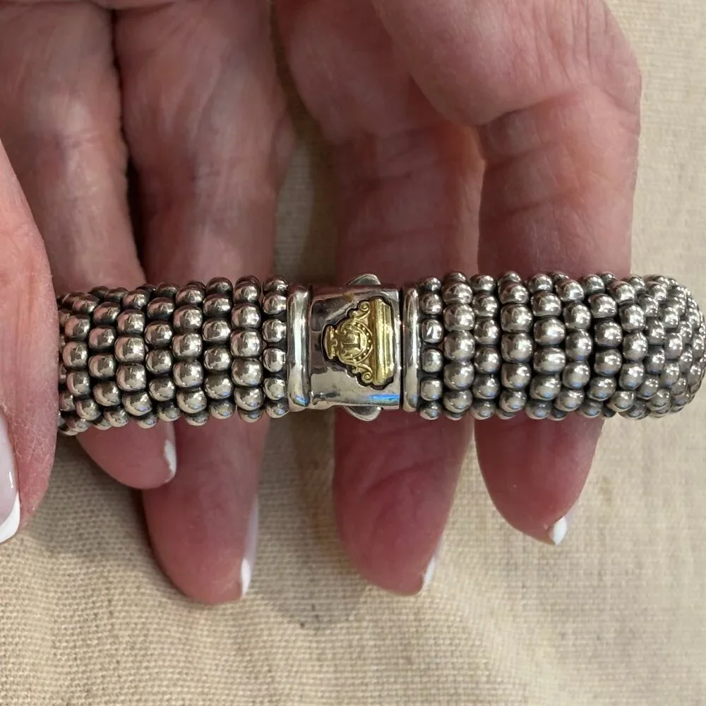 Lagos Signature Caviar Bracelet 15Mm - Picture 12 of 16